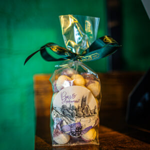Pear and Blackcurrant Sweets
